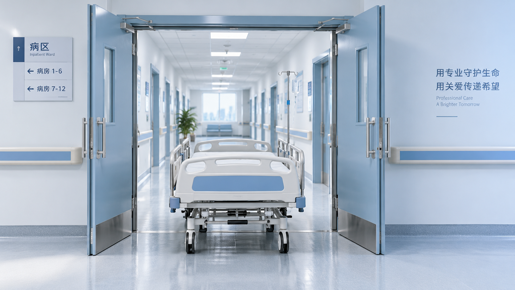 医院专用门的通行净宽怎样满足病床进出? 医院专用门的通行净宽怎样满足病床进出?