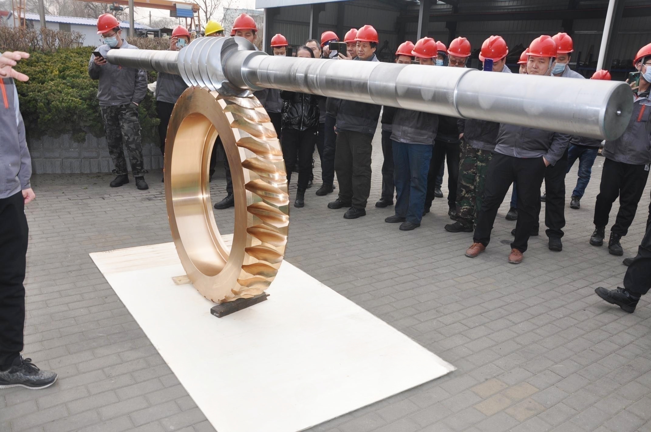 大型加長軸A730尼曼齒型蝸輪蝸桿副