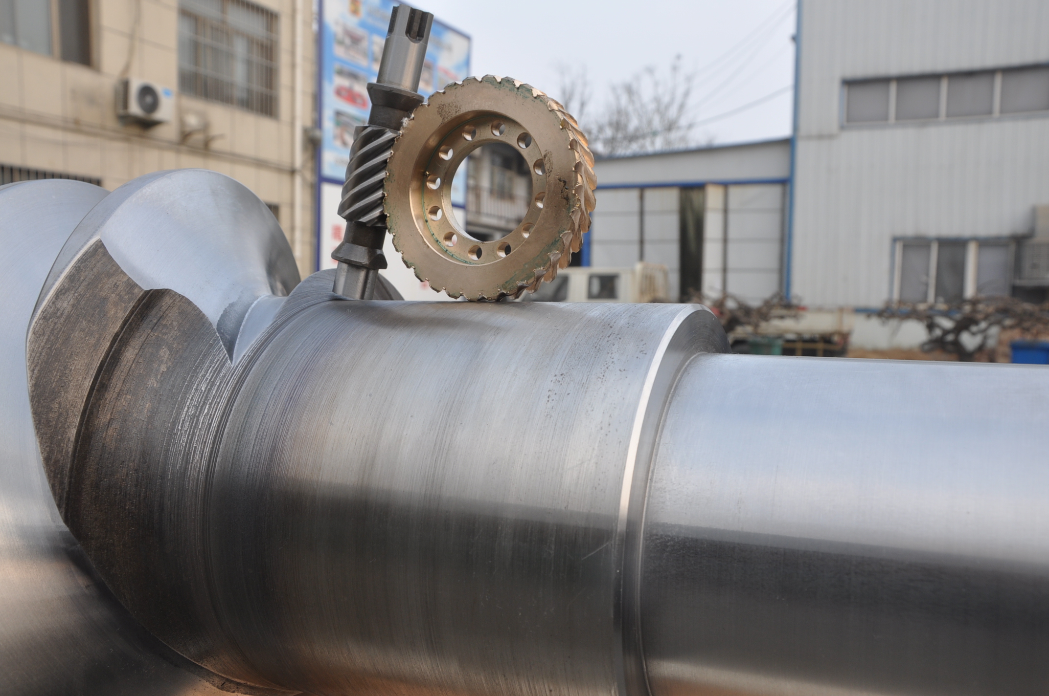 大型加長軸A730尼曼齒型蝸輪蝸桿副