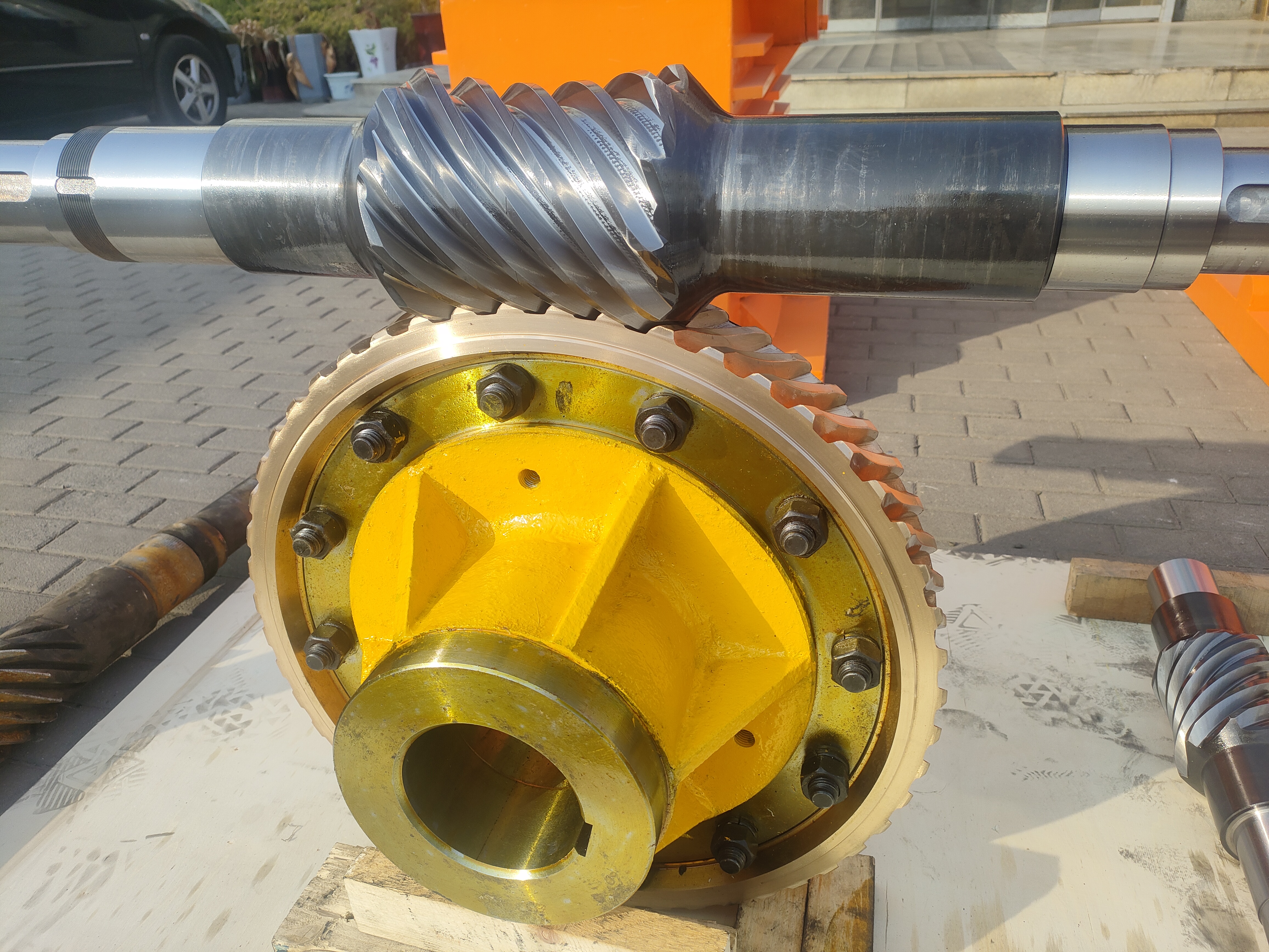 蝸桿與蝸輪嚙合時的瞬時接觸線的檢查方法