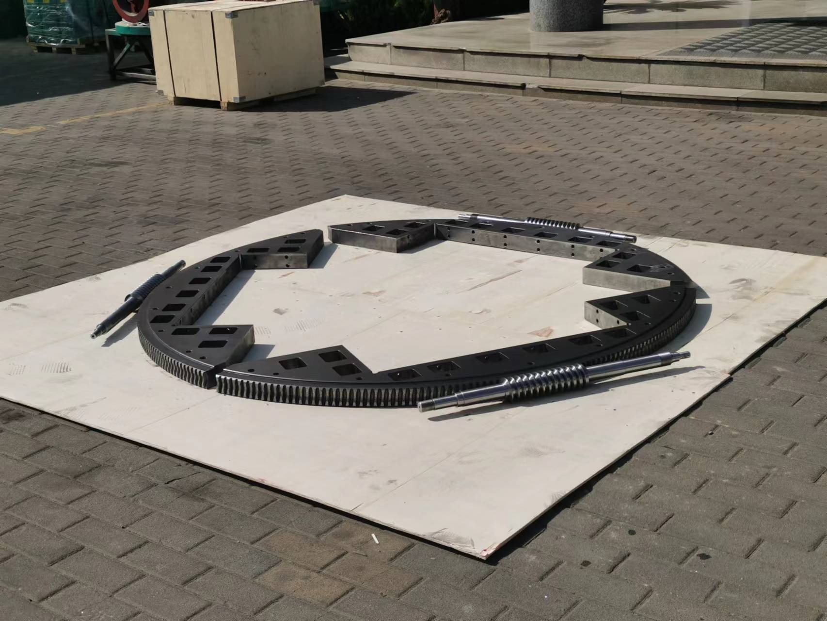 扇型精密雙導程蝸輪蝸桿副