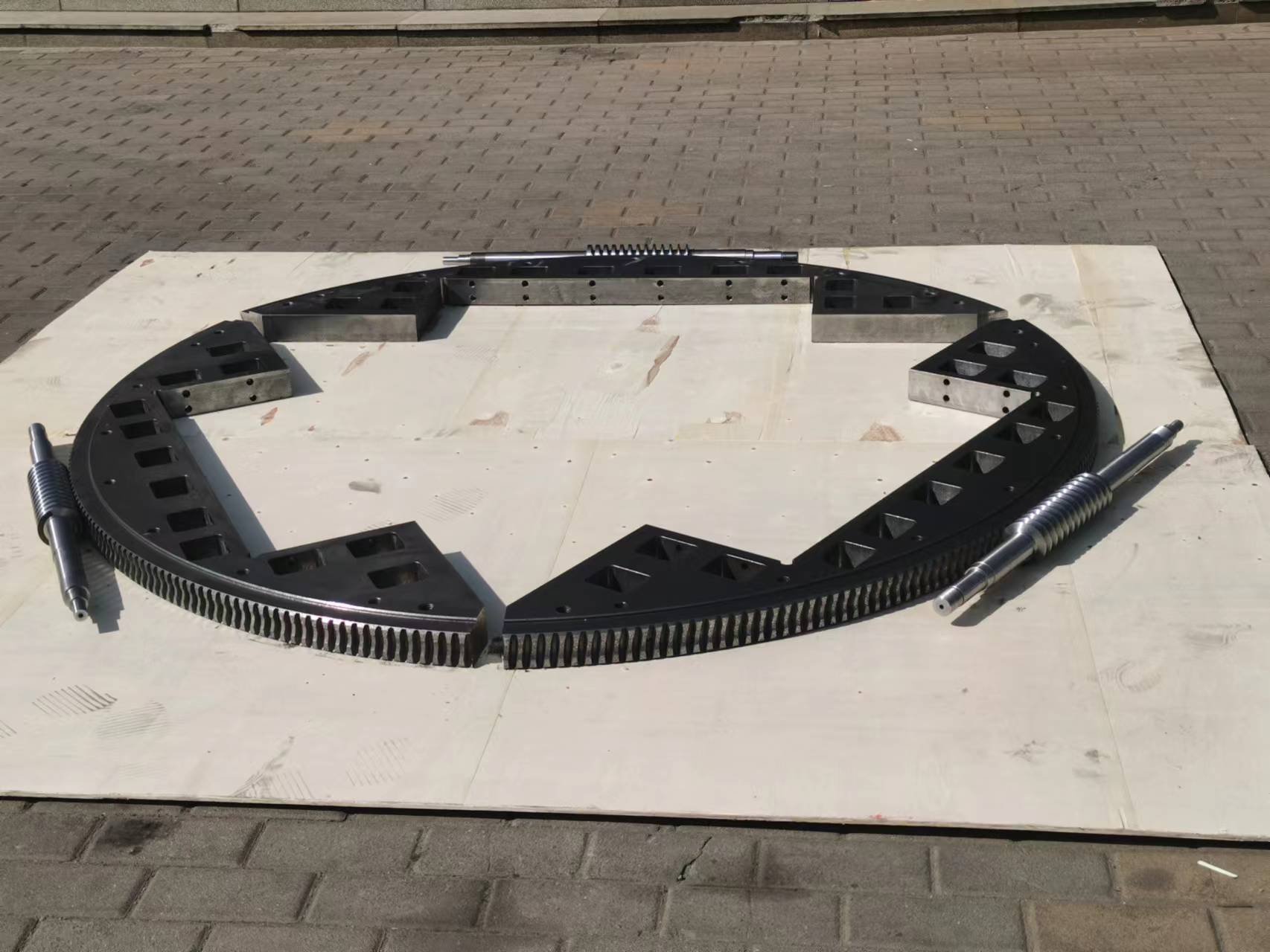 扇型精密雙導程蝸輪蝸桿副