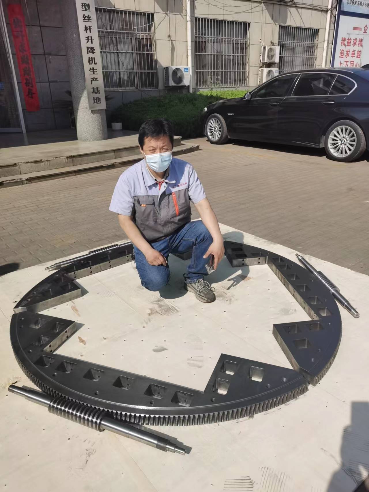 扇型精密雙導程蝸輪蝸桿副