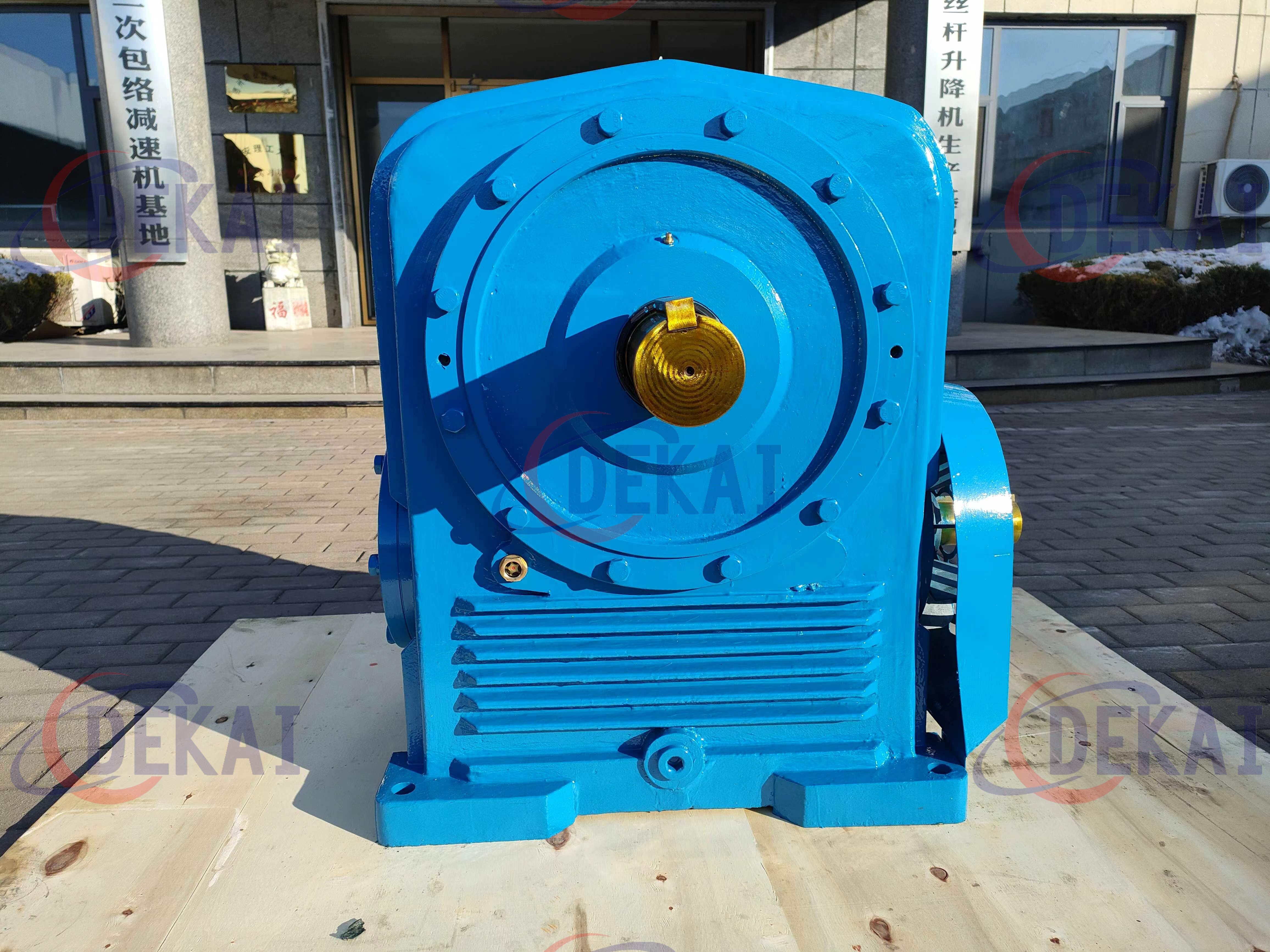 出口美国A254二次包络蜗杆减速机