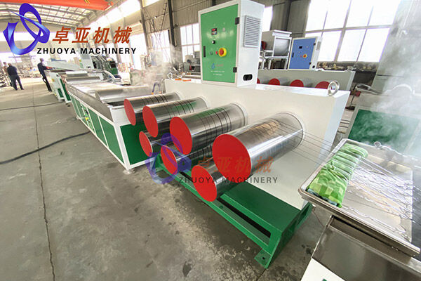 越南客户假发丝设备试车完成