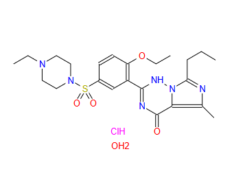 Vardenafil hydrochloride trihydrate