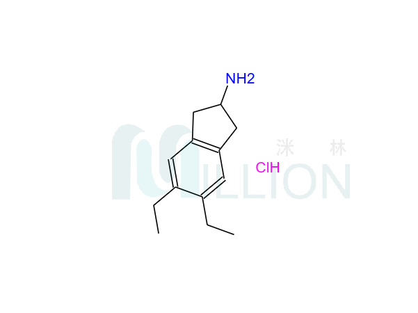 5,6-Diethyl-2,3-dihydro-1H-inden-2-amine hydrochloride