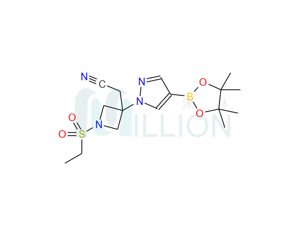 50-5；3-Azetidineacetonitrile, 1-(ethylsulfonyl)-3-[4-(4,4,5,5-tetramethyl-1,3,2-dioxaborolan-2-yl)-1H-pyrazol-1-yl]-