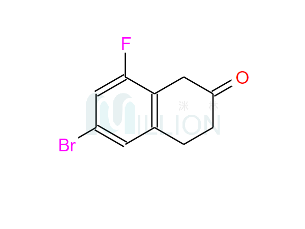 08-5;2(1H)-Naphthalenone, 6-bromo-8-fluoro-3,4-dihydro-