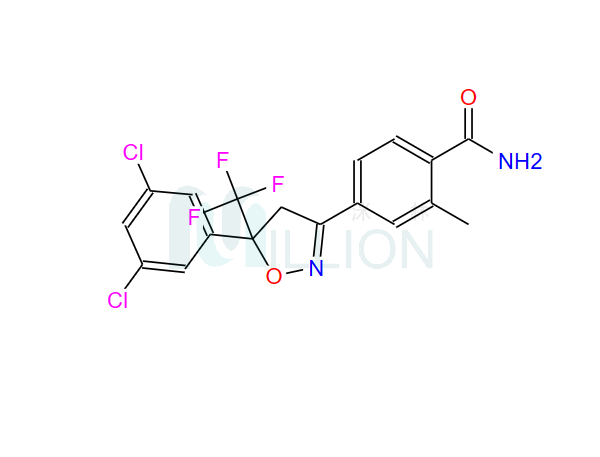 52-9;Benzamide, 4-[5-(3,5-dichlorophenyl)-4,  5-dihydro-5-(trifluoromethyl)-3-isoxazolyl]-2-methyl-