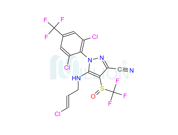 77-2;1H-Pyrazole-3-carbonitrile, 5-[[(2E)-3-chloro-2-propen-1-yl]amino]-1-[2,6-dichloro-4-