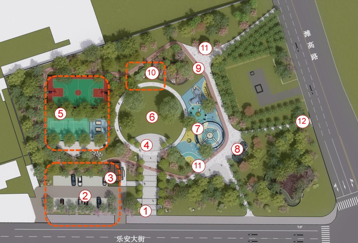 博兴县乐安大街口袋公园