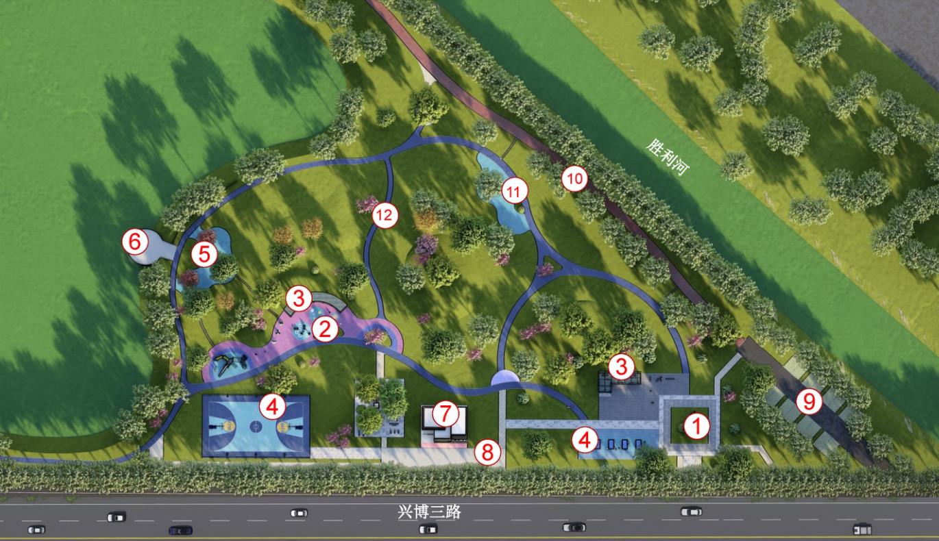 博兴县兴博三路蒲姑游园