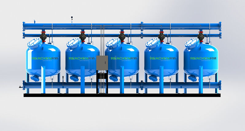 【河北】全自动浅层砂过滤器设备已安装完成