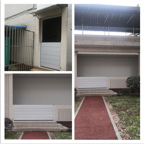 良成铝合金防洪挡水板广安项目已经投入使用