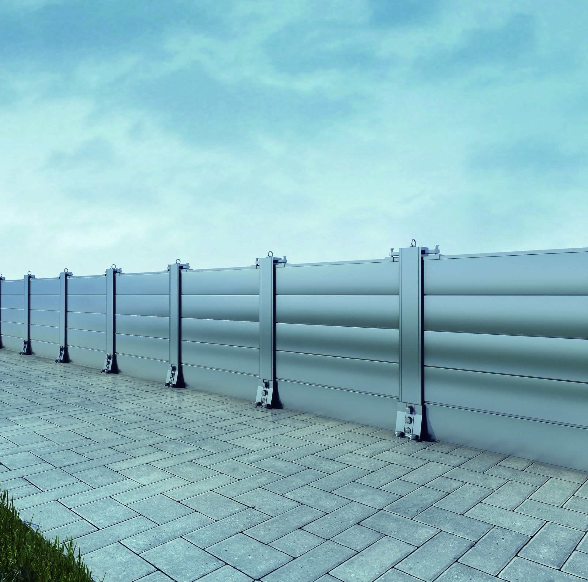 良成环保抗洪神器【铝合金防洪墙、挡水板】