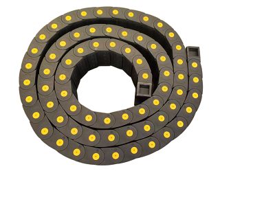 封闭式拖链（带黄扣）