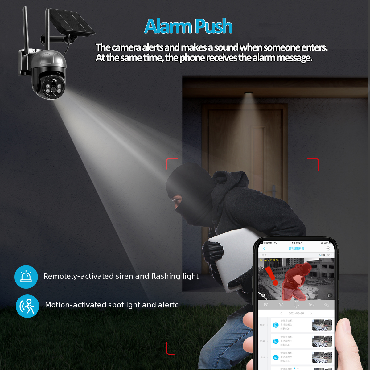 EP2太阳能供电无线网络摄像机