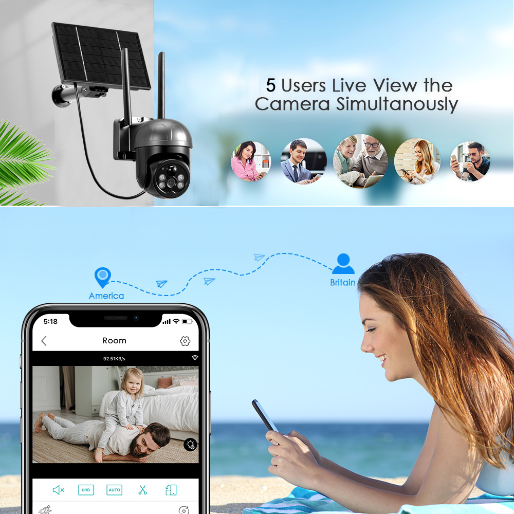 EP2太阳能供电无线网络摄像机