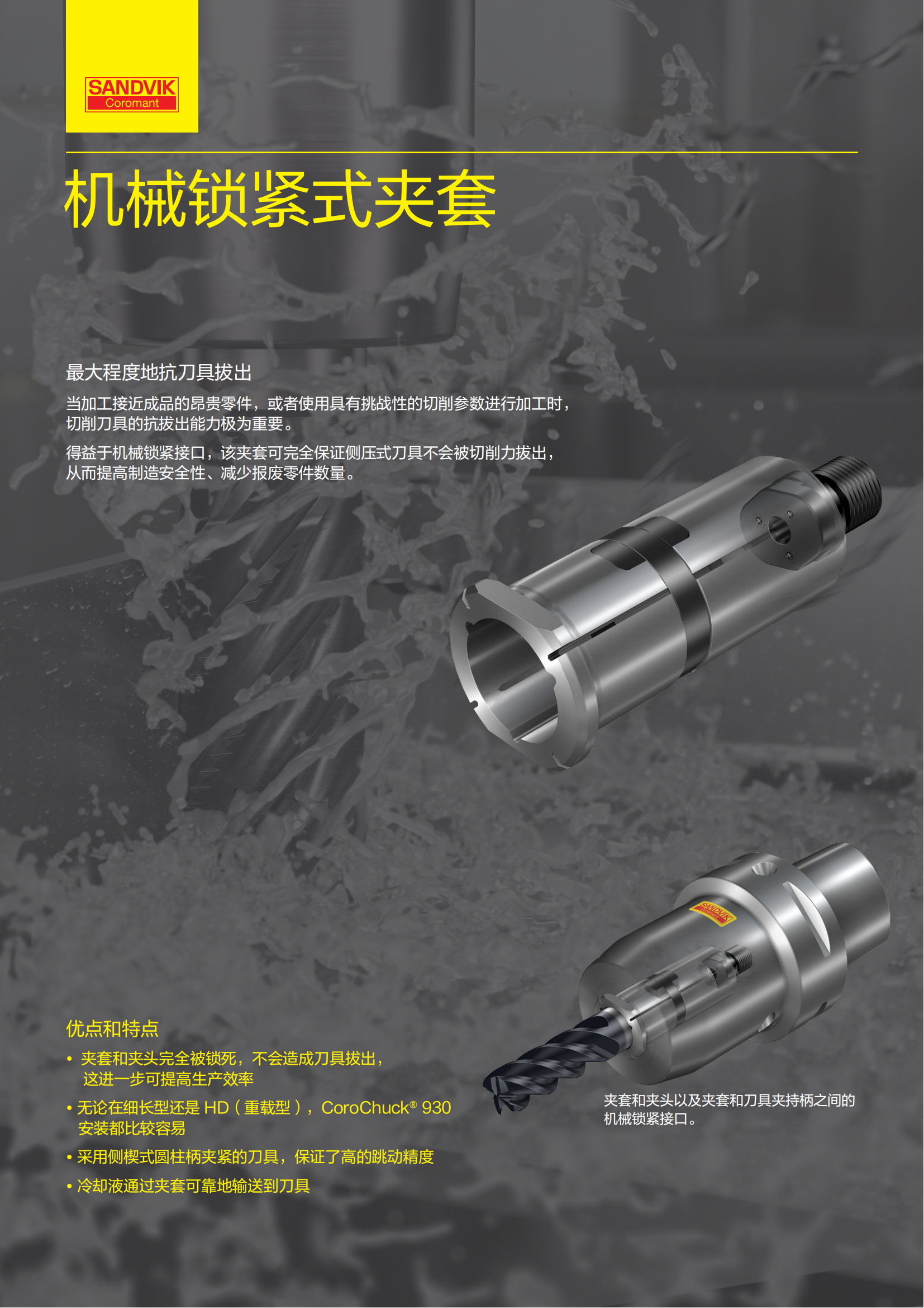 山特维克 C-1040-235机械锁紧式夹套