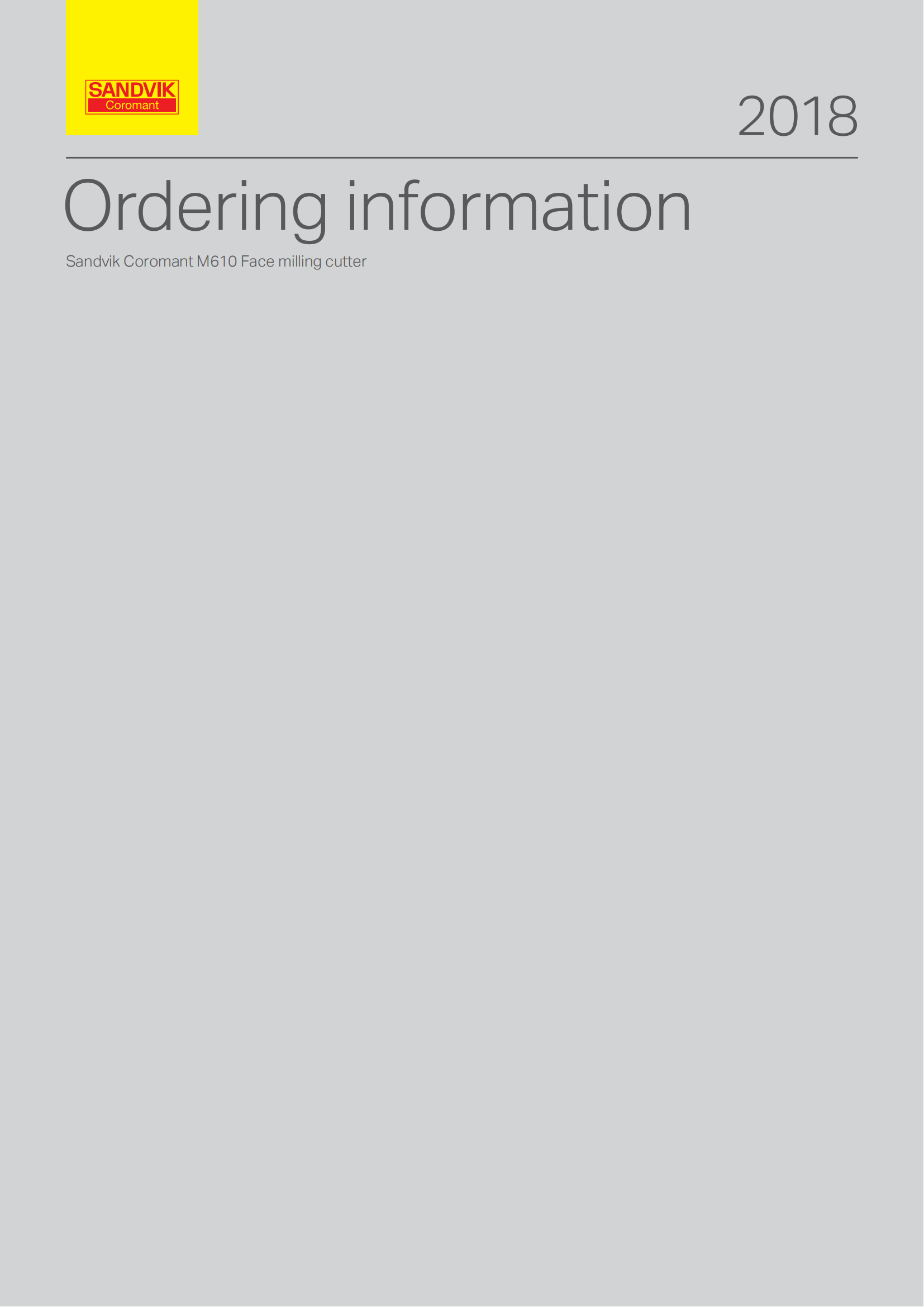 山特维克 c-1040-243   Ordering information