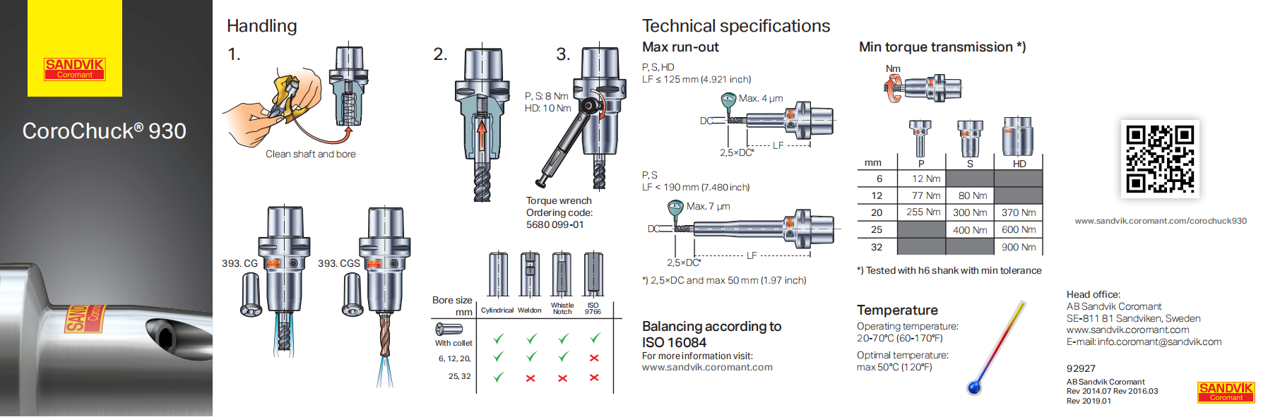 山特维克 CoroChuck-930-92927