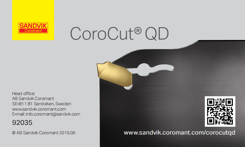 山特维克 CoroCut-QD-92035