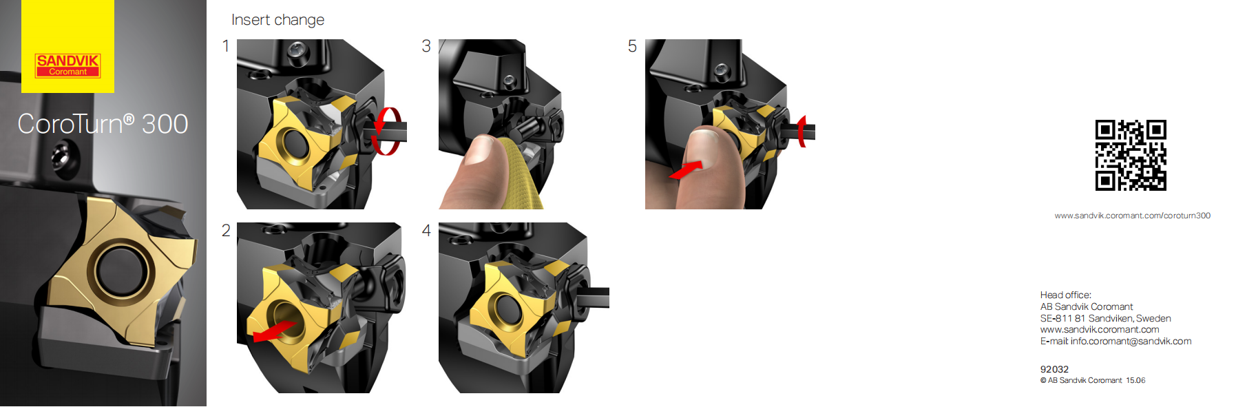 山特维克 CoroTurn-300-92032