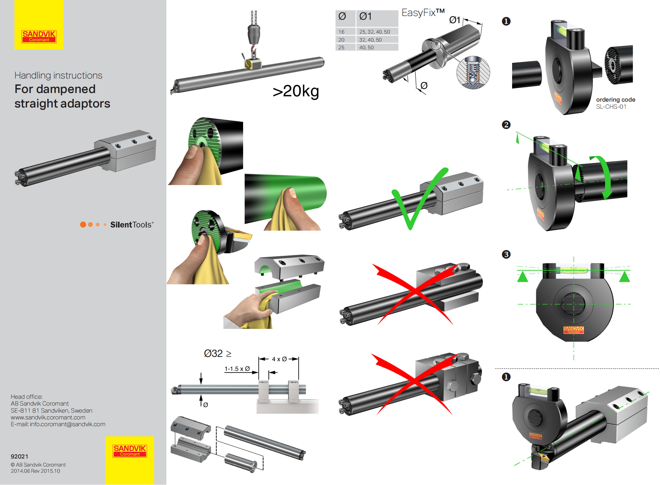 山特维克 For-dampened-straight-adaptors-92021