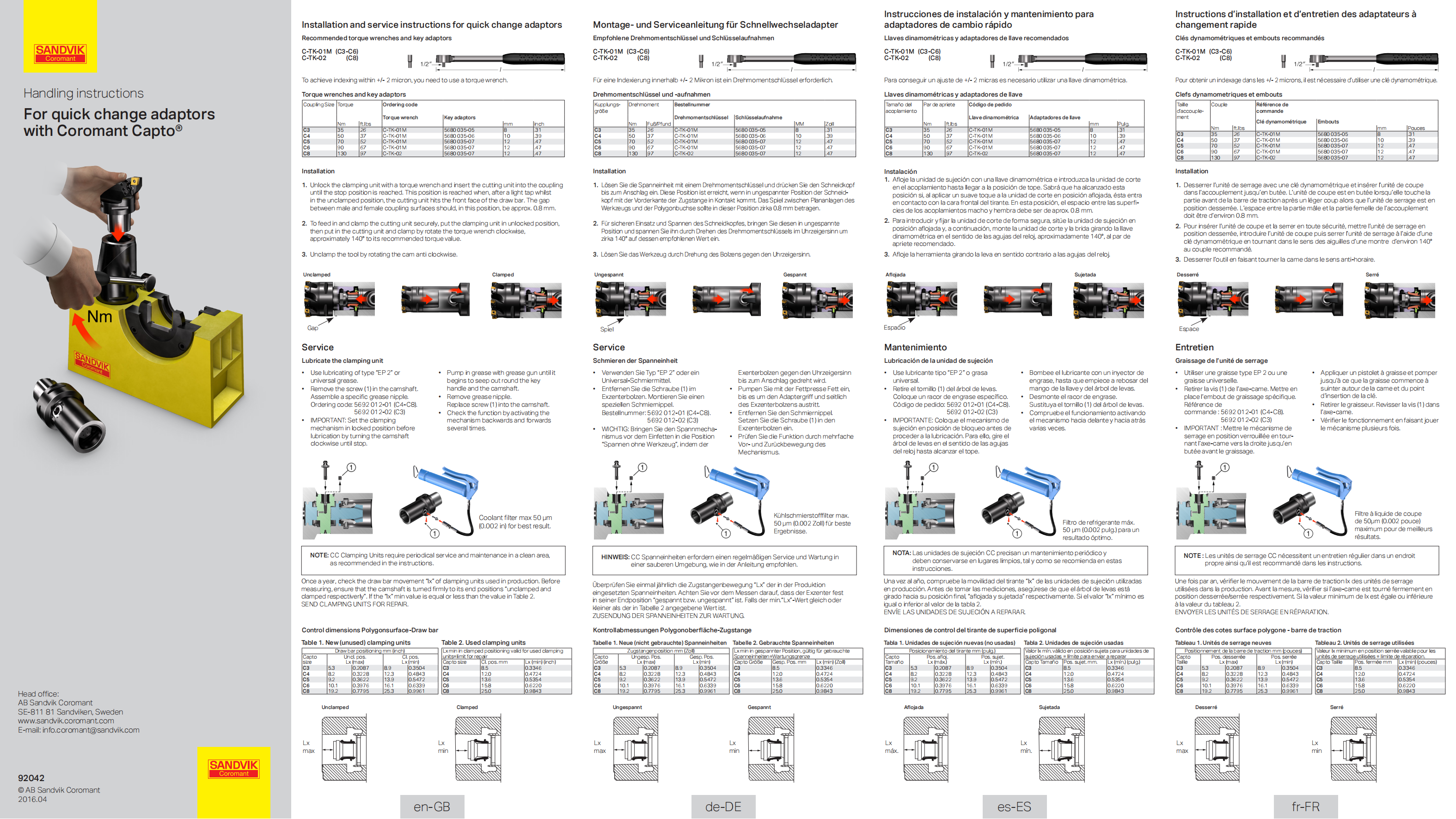 山特维克 For-quick-change-adaptors-with-coromant-capto-92042