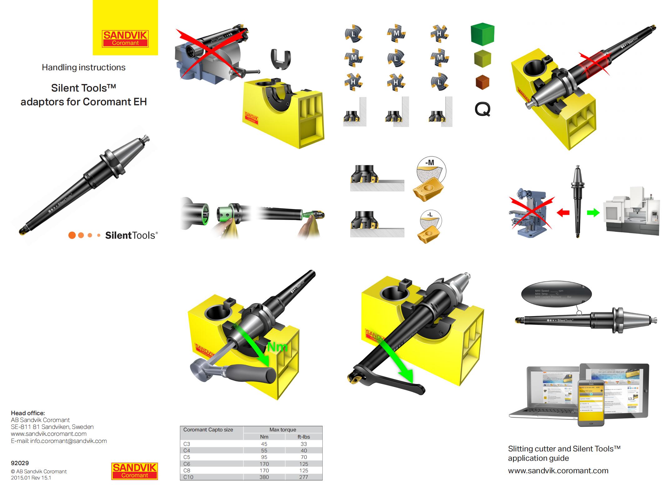 山特维克Silent-Tools-adaptors-for-Coromant-EH-92029