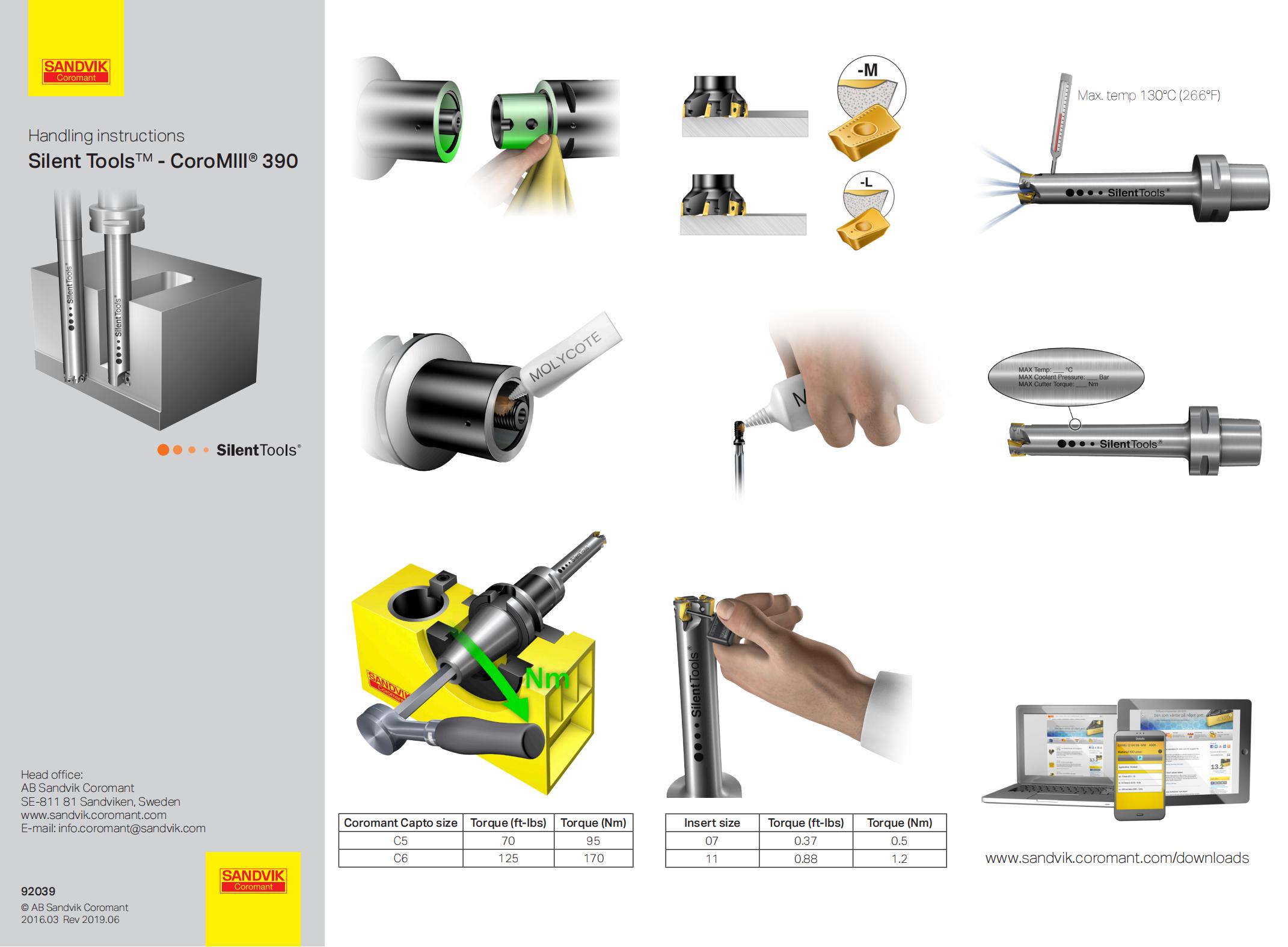 山特维克Silent-Tools-CoroMill-390-92039