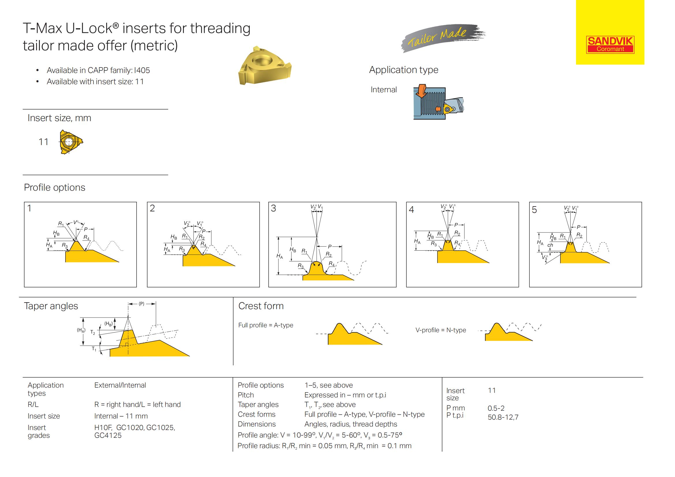 山特维克 t-max-u-lock-tailor-made-total-offer