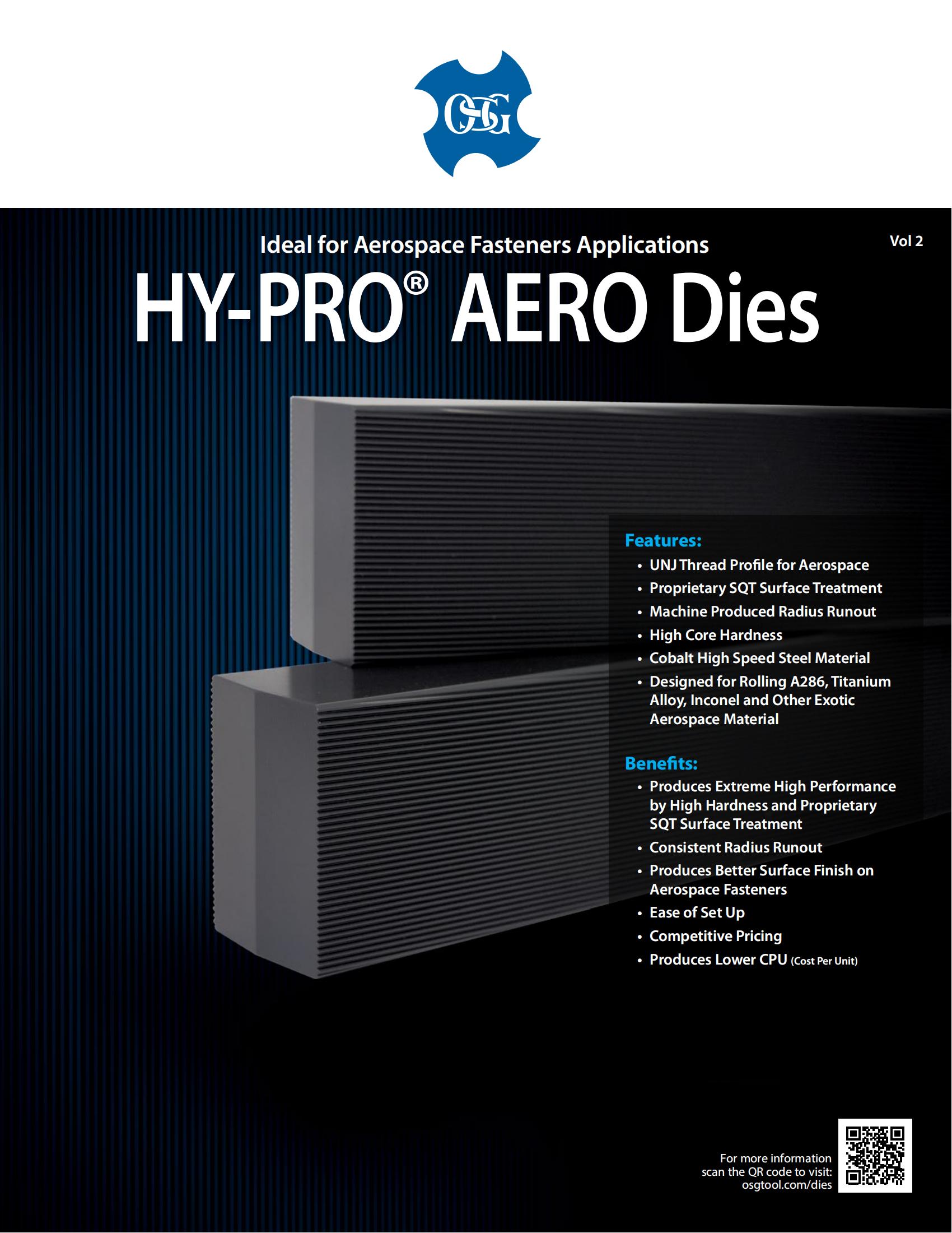 OSG - Product Flyer - Dies - HY-PRO Aero Dies - Vol 2 - IA