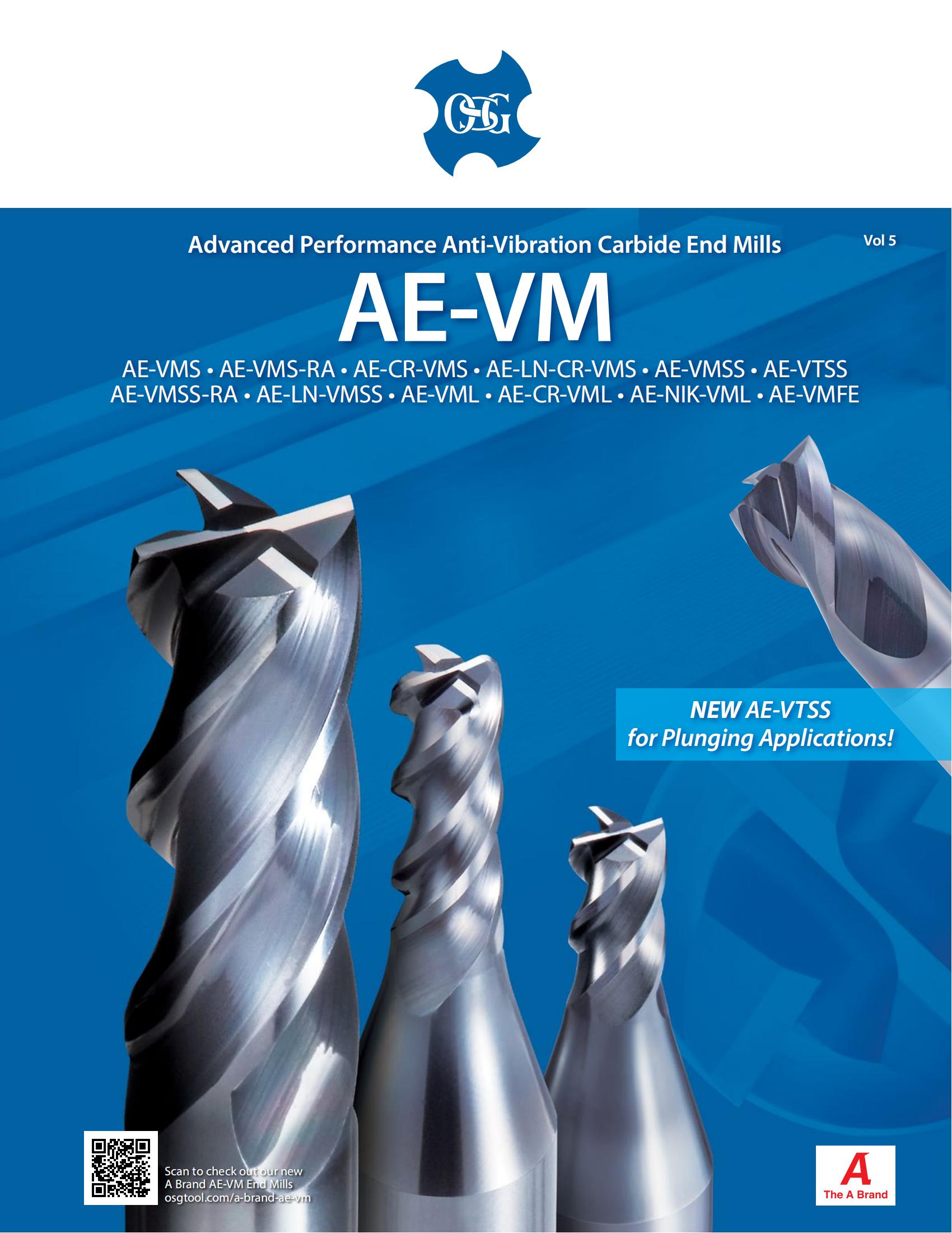 OSG - Product Flyer - End Mill - A Brand AE-VM - Vol 5 - IA