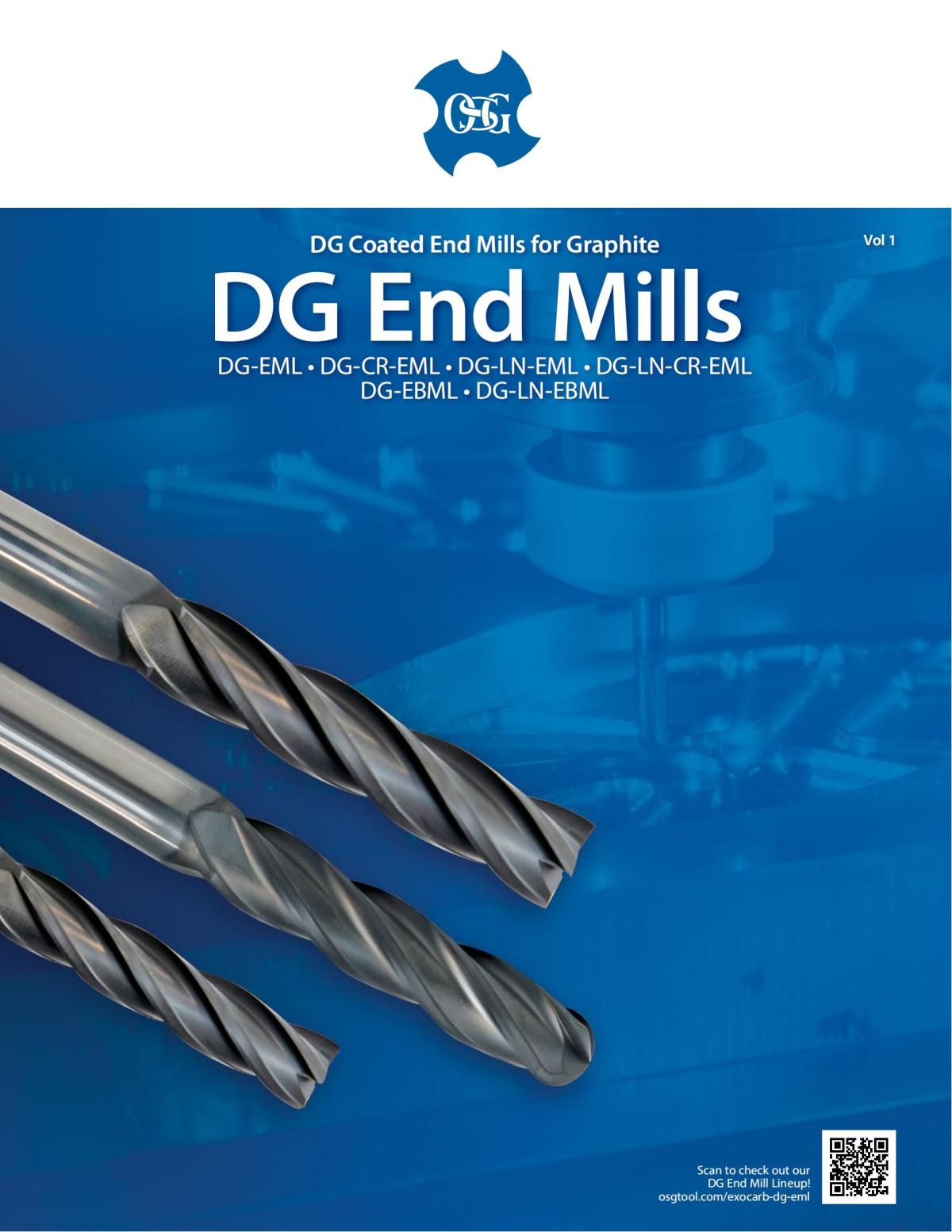 OSG - Product Flyer - End Mill - DG End Mills for Graphite - IA