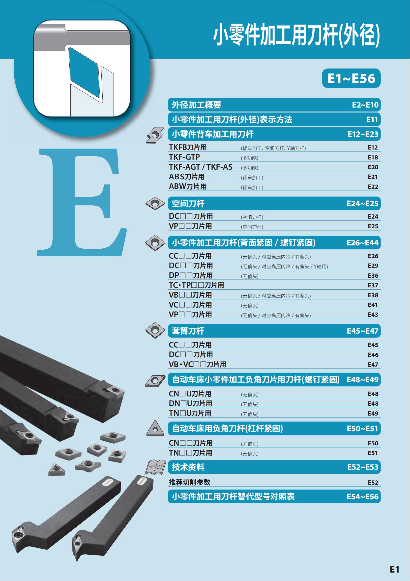 京瓷  小零件加工用刀杆