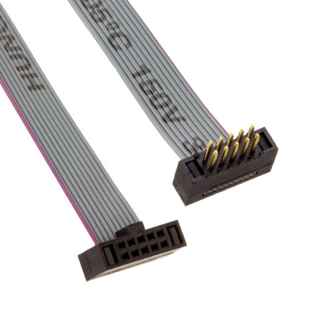 10 矩形电缆组件 插口至插头 0.492'（150.00mm，5.91