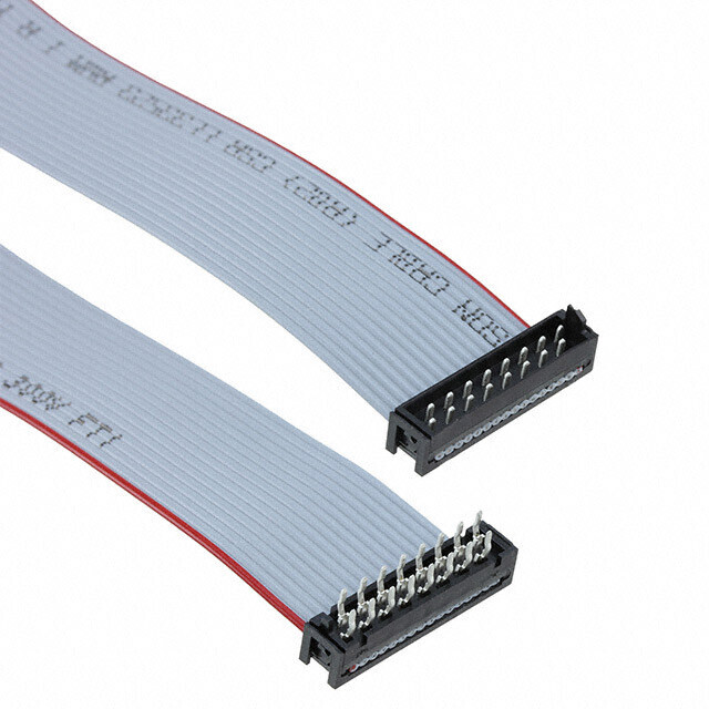 16 矩形电缆组件 Plug to PCB 0.656'（200.00mm，7.87