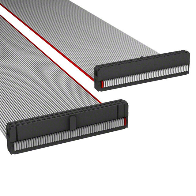 50 矩形电缆组件 插口至插口 0.500'（152.40mm，6.00