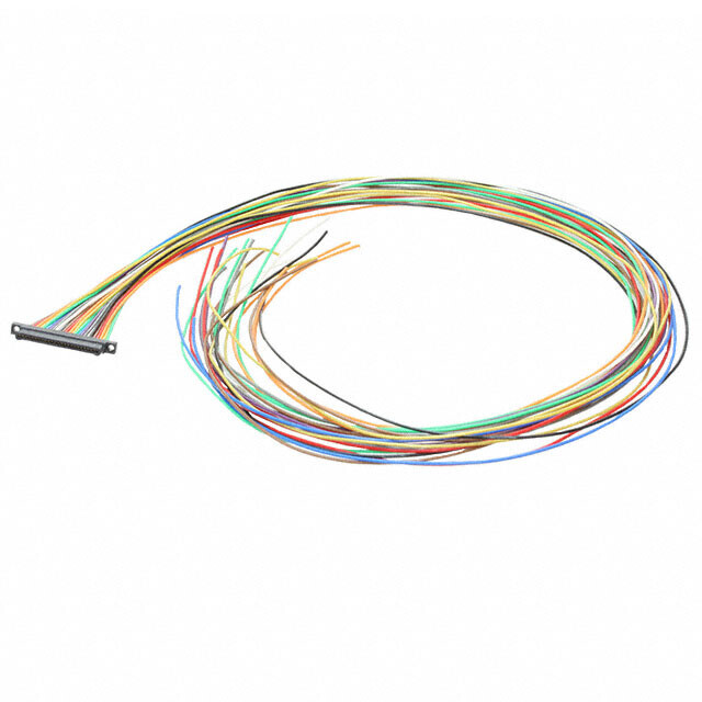 25 矩形电缆组件 插头至单条导线引线 1.00'（304.80mm）多样化选择 锐诚达