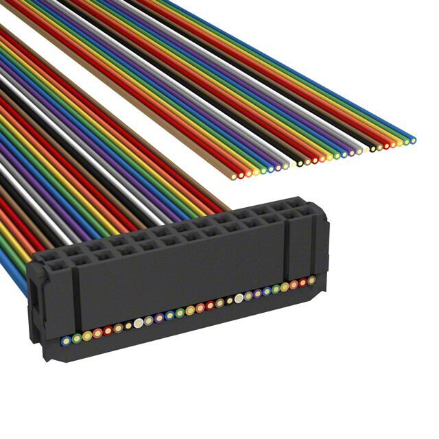 26 矩形电缆组件 插口至线缆 3.00'（914.40mm） 多样化选择 锐诚达