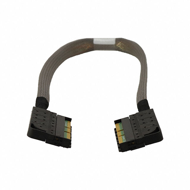 140 矩形电缆组件 卡边至卡边 0.820'（250.00mm，9.84