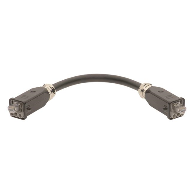 33572110200001 缆线 RJ45 插头和电源触头转 RJ45 插头和电源触头 8 信号，3 电源 线路 65.62'（20.00m） 线束广泛适用 规格齐全 锐诚达