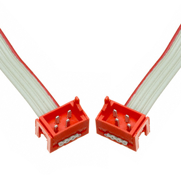 1483350-2 4 矩形电缆组件 插头至插头 0.492' 线束优质材料 稳定性能 锐诚达