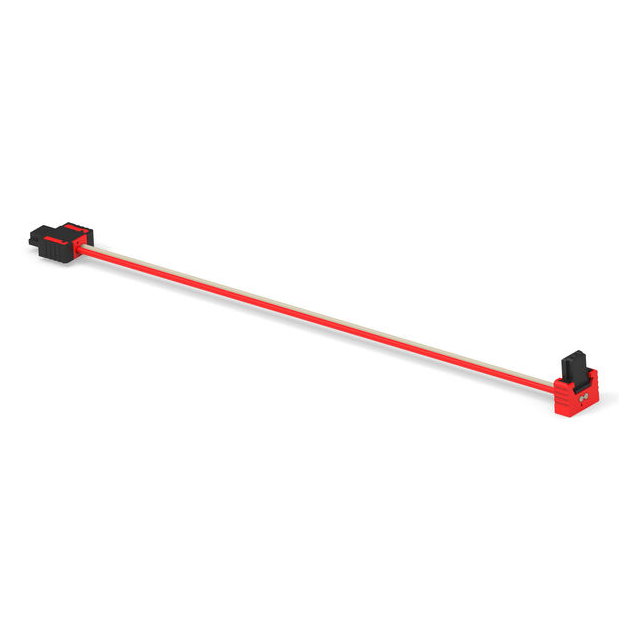 839429-E 2 针位扁平柔性电缆组件 插座至插座 3.94