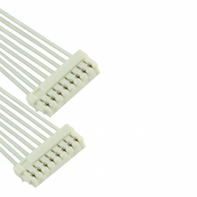 A08SUR08SUR32W51A 8 矩形电缆组件 插口至插口，反向 0.167'（50.80mm，2.00