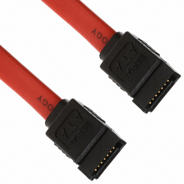 AK-SATA-100 7 18 位置 SATA 插座至插座 3.28'（1.00m） 线束广泛适用 绿色环保 锐诚达