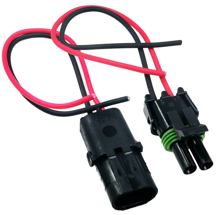 德尔福 2 线 12GA 天气包连接器套件总成 8" 铅安全带