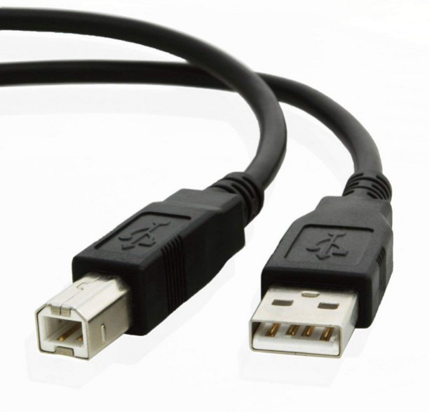 6 英尺 USB 电缆喷墨打印机 USB A 型公头转 B 型公头彩色米色或白色